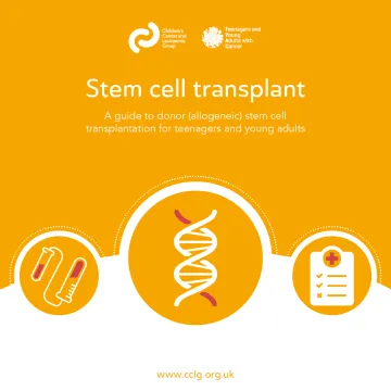 Front cover for booklet - stem cell transplant