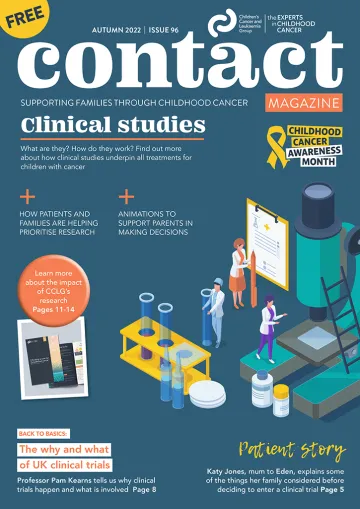 Contact magazine cover - clinical studies
